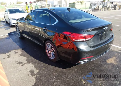 2018 Genesis G80 3.8 из США, поврежденный, VIN KMHGN4JE0JU234310